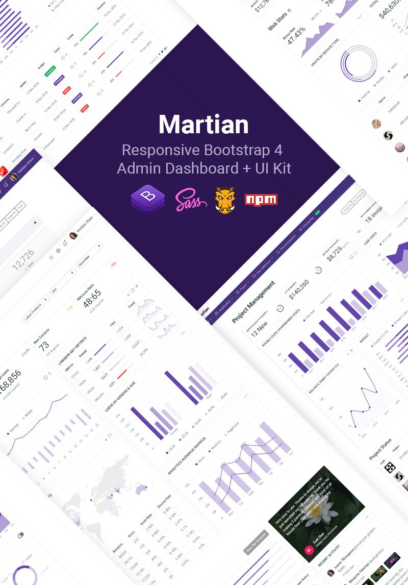 quot martian developer friendly bootstrap 4 ui kit adobe muse design kit