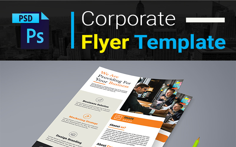 Providing For Your Business Flyer - Corporate Identity Template
