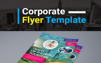 Travel Flyer PSD - Corporate Identity Template