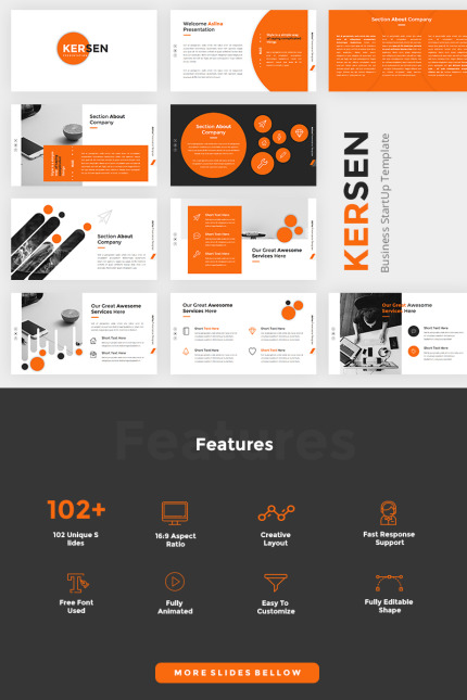 Template #76907 Animated Presentation Webdesign Template - Logo template Preview