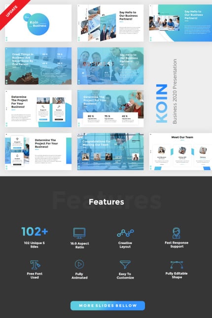 Template #76950 Animated Presentation Webdesign Template - Logo template Preview