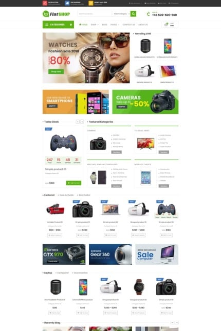 Template #76951 Multipurpose Woocommerce Webdesign Template - Logo template Preview
