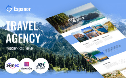 Expanor - Travel Agency Multipurpose Modern Elementor WordPress Theme