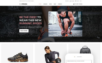 Be Strong - Sports, Outdoors & Travel Clean Shopify Theme