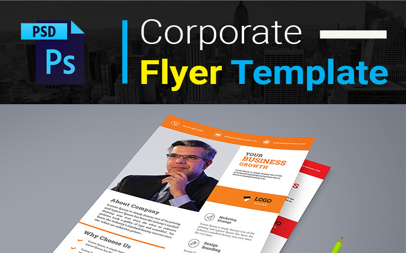 Business Growth Flyer - Corporate Identity Template