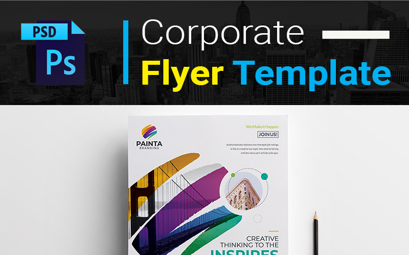 Creative Thinking Flyer - Corporate Identity Template