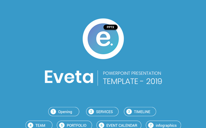 Eveta - PowerPoint template PowerPoint Template