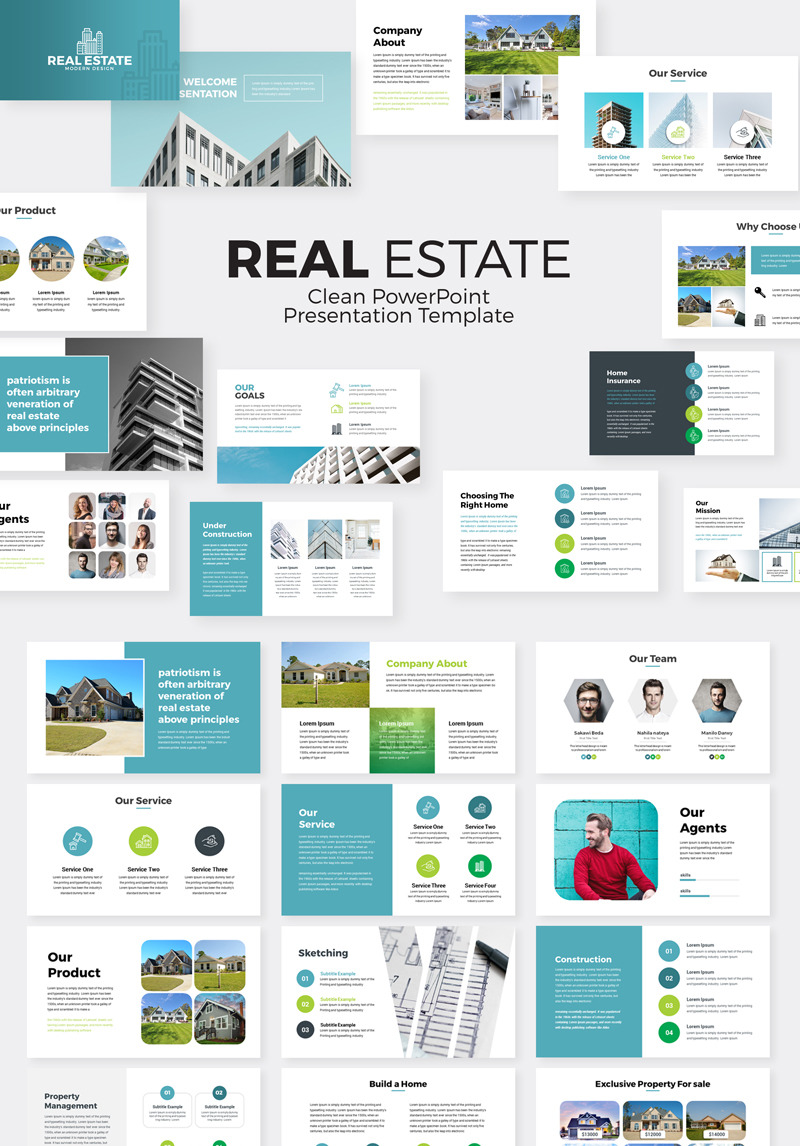 Real Estate PowerPoint Template #76958