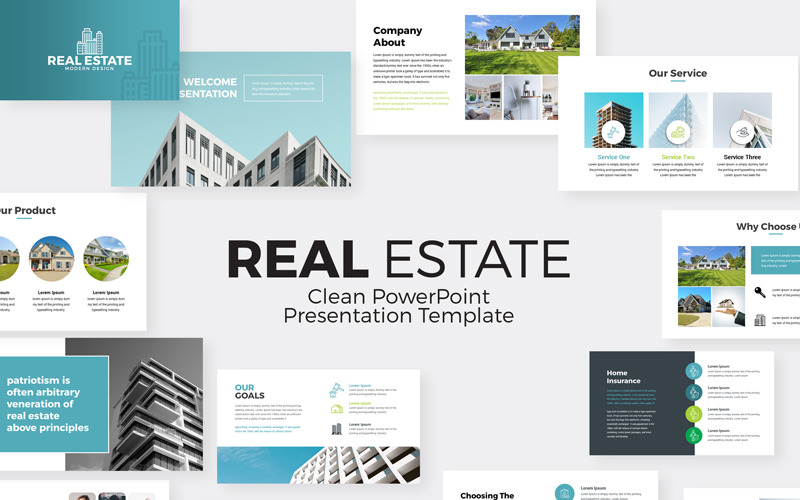 Real Estate PowerPoint template PowerPoint Template
