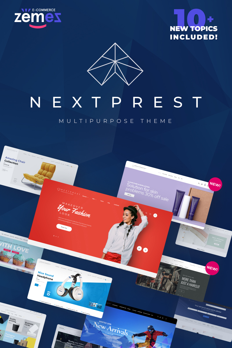 Reszponzív Nextprest - Amp Multipurpose Ecommerce PrestaShop Theme PrestaShop sablon 76952 - képernyőkép