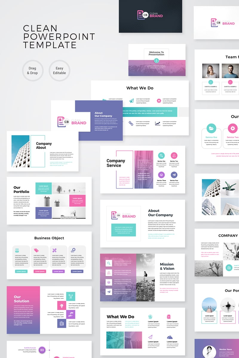 Creative Business PowerPoint Template #77017
