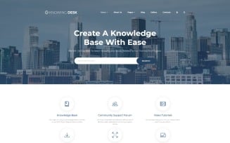 Knowing Desk - Computers & Internet Multipage Corporate Joomla Template