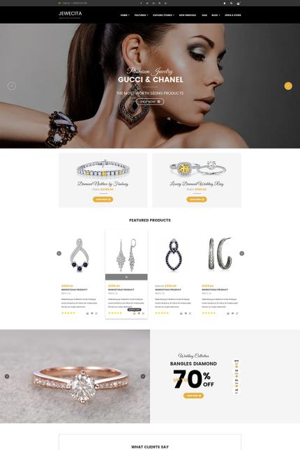 Kit Graphique #77151 Bijouterie Shopify Web Design - Logo template Preview