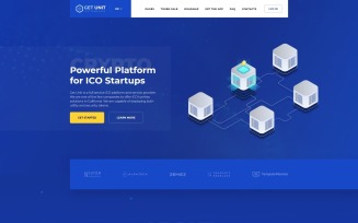 Get Unit - ICO Crypto Currency Multipage HTML Website Template