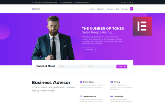Stratom - Business Multipurpose Animated WordPress Elementor Theme