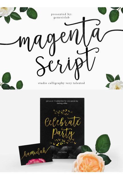 Template #77222 Script Fontface Webdesign Template - Logo template Preview