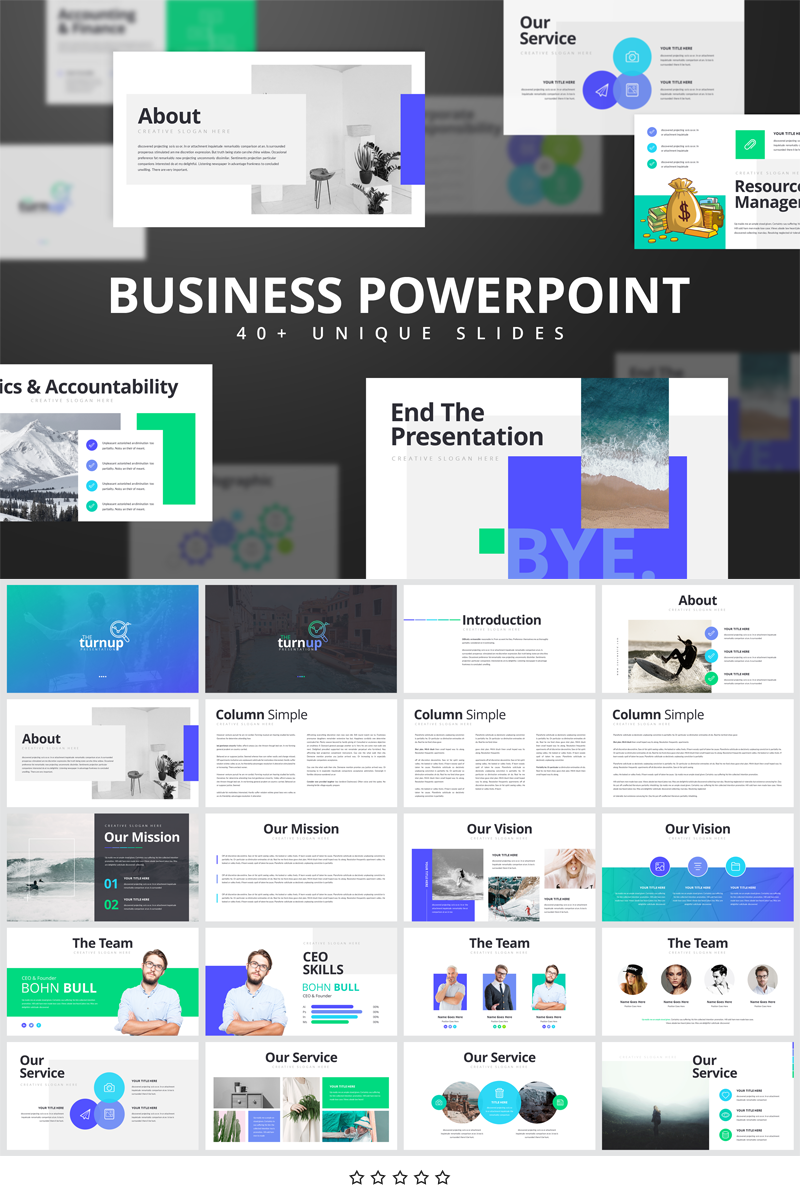 Trunup-Multipurpose Business Presentation PowerPoint template