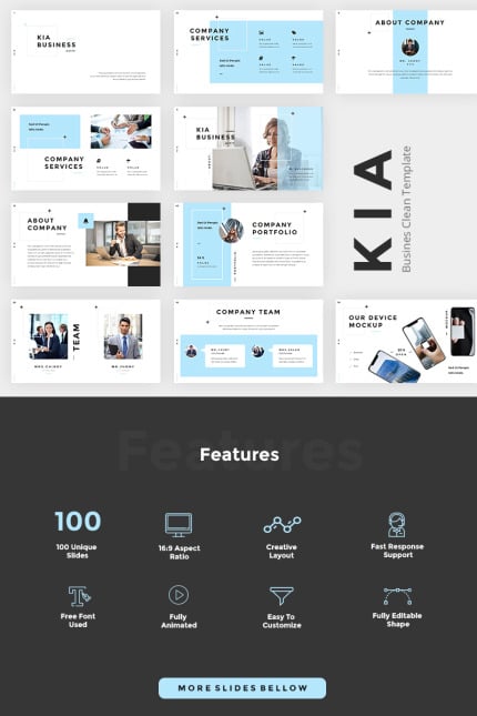 Template #77286 Presentation Business Webdesign Template - Logo template Preview