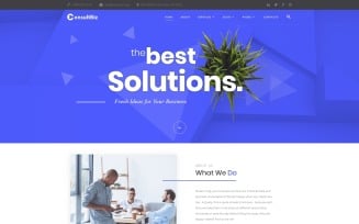 ConsultBiz - Financial Advisor Multipage Classic HTML Bootstrap Website Template