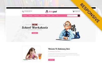 NotePad - Stationary Store OpenCart Template
