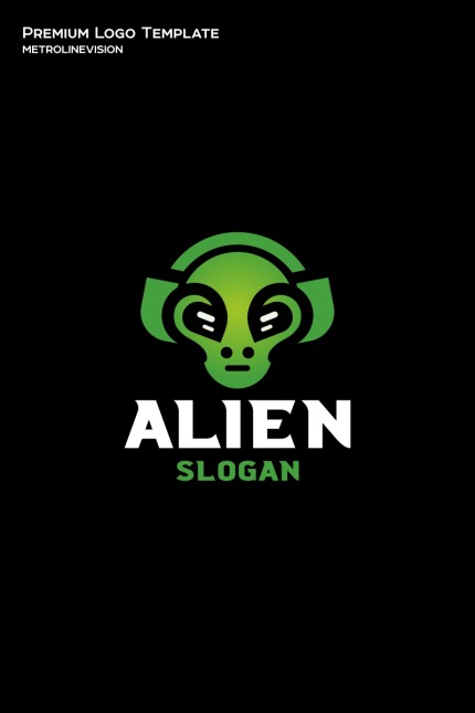 Template #77329 Alein Alien Webdesign Template - Logo template Preview