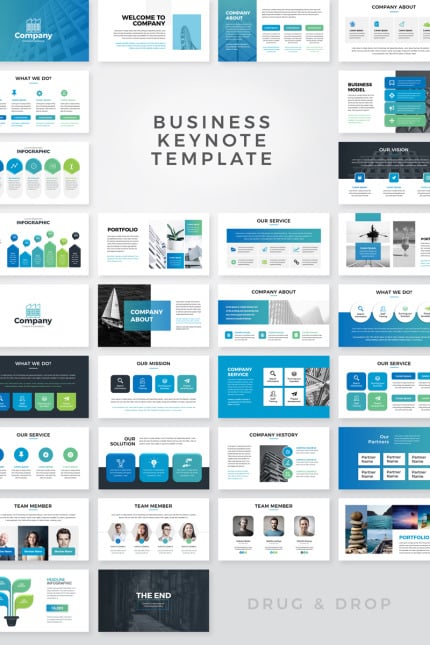 Template #77361 Keynote Business Webdesign Template - Logo template Preview