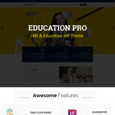 教育和书籍WordPress模板
