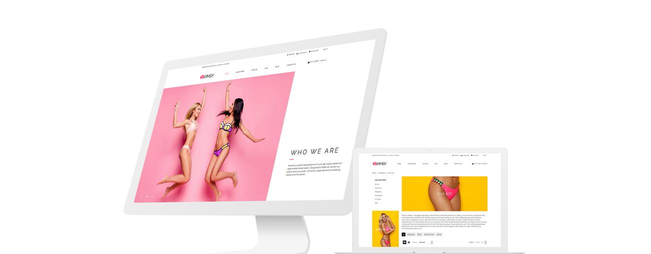 купальники стильная тема shopify