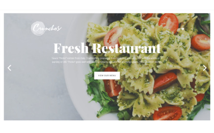 Crunchos - Restaurant Ready-to-Use Modern Elementor WordPress Theme