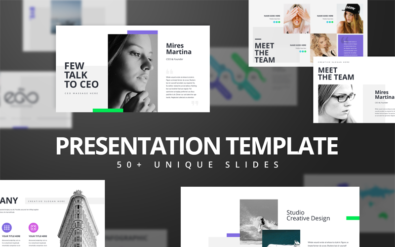 EGO-Multipurpose Business PowerPoint template PowerPoint Template