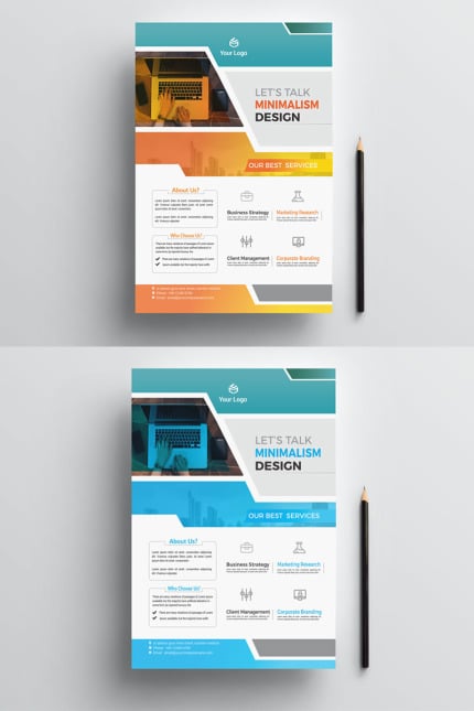 Kit Graphique #77456 Flyer Corporate Divers Modles Web - Logo template Preview