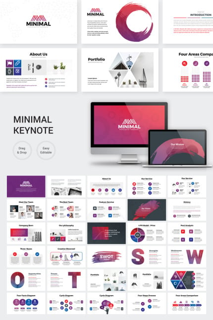 Template #77481 Powerpoint Business Webdesign Template - Logo template Preview