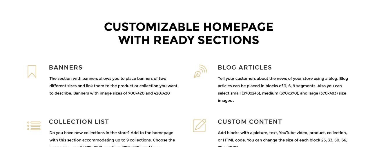 модная многостраничная элегантная тема shopify