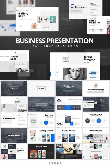 Template #77575 Powerpoint Modern Webdesign Template - Logo template Preview