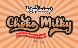 Choko Milky - Fun and Bold Font
