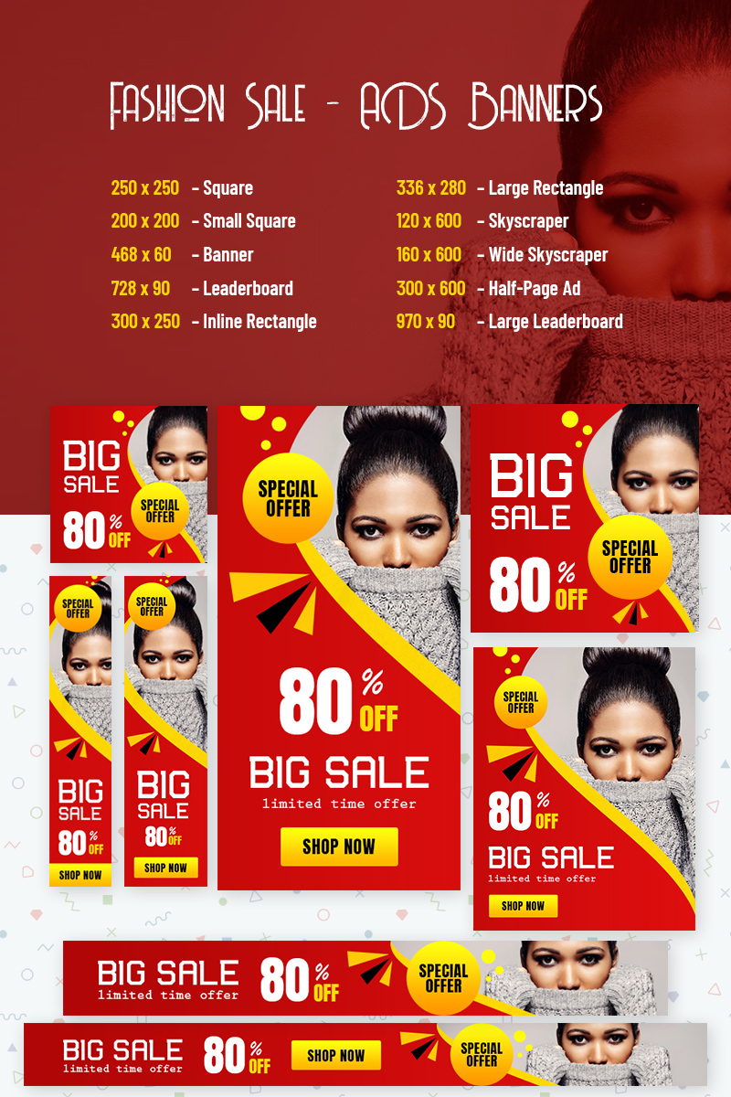"Fashion Sale - ADS" Animated Banner №77538