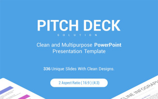 Pitch Deck Solution Presentation PowerPoint template