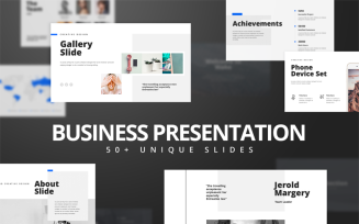 Wake- Modern & Stylist Presentation PowerPoint template