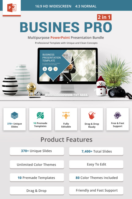 Kit Graphique #77620 Powerpoint Template Web Design - Logo template Preview
