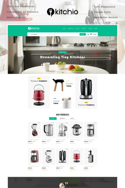 Template #77639 Kitchen Electronic Webdesign Template - Logo template Preview