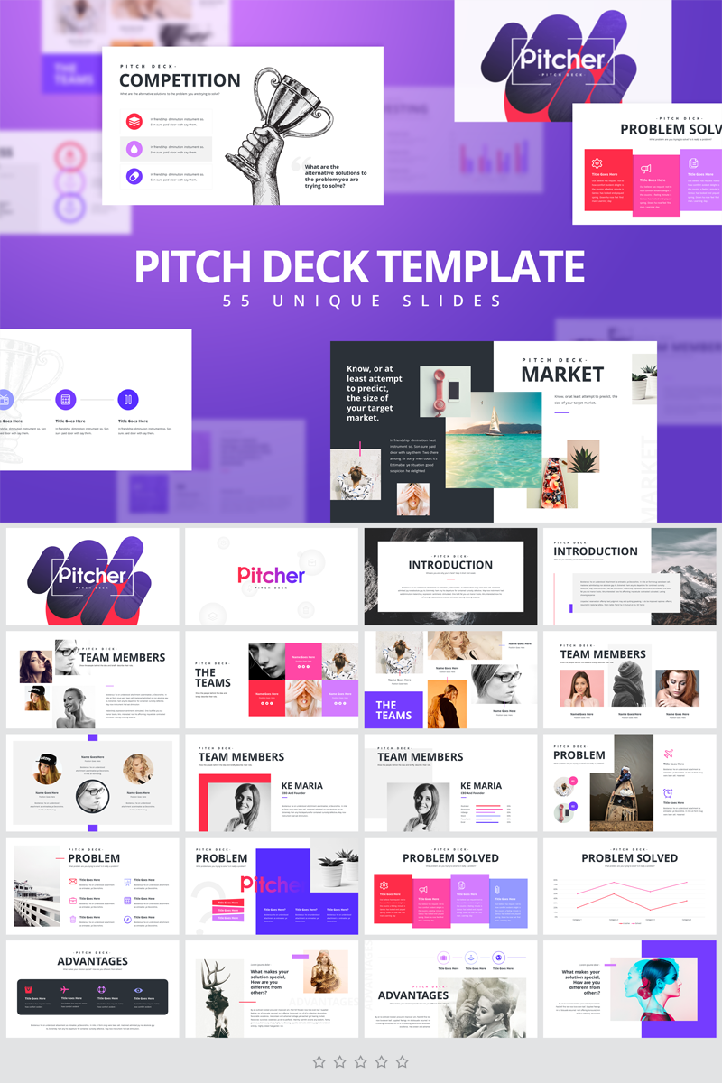 Pitcher-Multipurpose Pitch Deck PowerPoint template