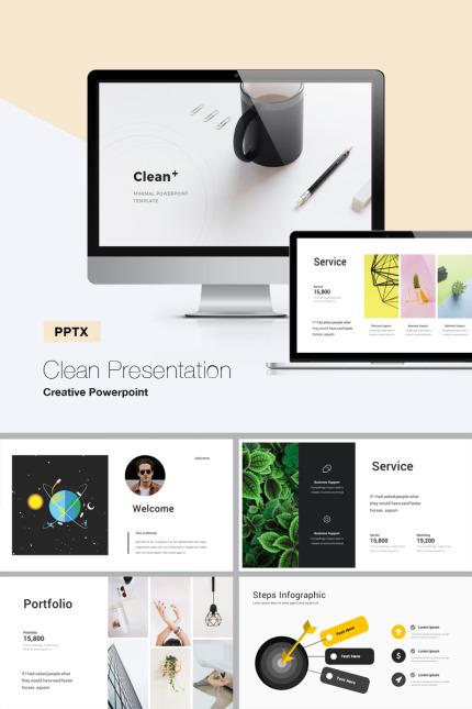 Template #77699 Minimalis Portfolio Webdesign Template - Logo template Preview