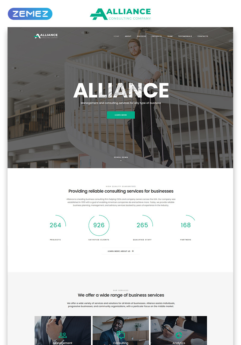 demo-preview-for-alliance-management-consulting-modern-html5