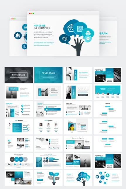 Template #77716 Business Presentation Webdesign Template - Logo template Preview