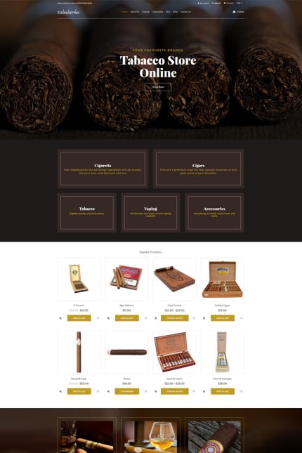 Kit Graphique #77717 Cigarettes Cigars Web Design - Logo template Preview