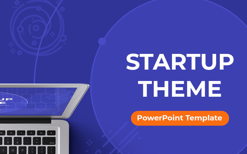 Startup Theme for PowerPoint template PowerPoint Template