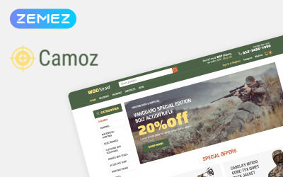 Camoz - Hunting ECommerce Classic Elementor