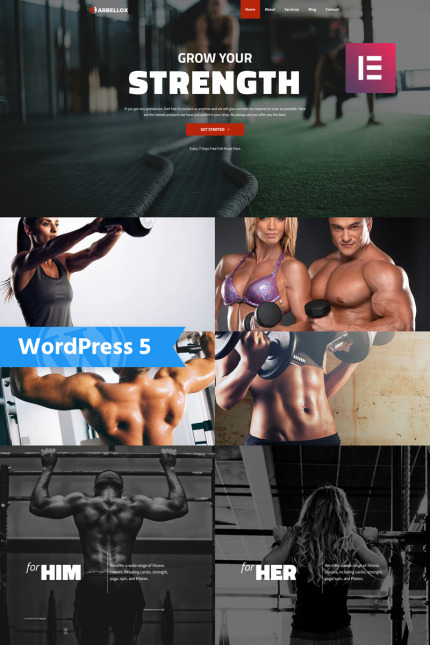 Template #77841 Gym Classes Webdesign Template - Logo template Preview