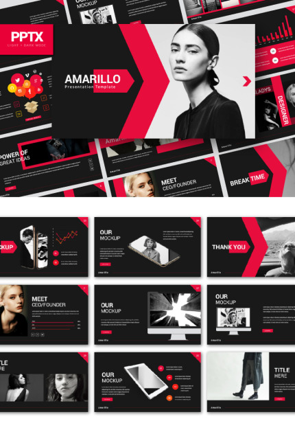 Template #77862 Powerpoint Modern Webdesign Template - Logo template Preview