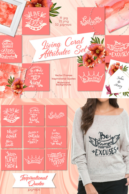 Template #77899 Coral Attributes Webdesign Template - Logo template Preview